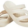 Crocs (WMNS) Getaway Strappy Slides “Cream White” 209587-160