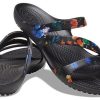 Crocs (WMNS) Kadee Casual Sandals Tie Dye Black 206894-001