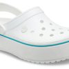 Crocs (WMNS) Lightweight Cozy Outdoor Beach White Blue Sandals “White Blue” 205434-1E0