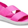 Crocs (WMNS) LiteRide Red Sandals 206081-6QV