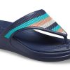 Crocs (WMNS) Monterey Bead Strap Wedge “Dark Blue” 206641-4HQ
