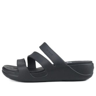 Crocs (WMNS) Monterey Strappy Wedge 206304-001