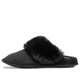 Crocs (WMNS) Mule Fur Slippers “Black” 205394-001