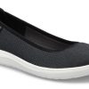 Crocs (WMNS) Reviva Cozy Breathable Low Tops Athleisure Casual Sports Shoe Black White 205880-066