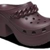 Crocs (WMNS) Siren Chain Clog “Dark Cherry” 209018-6WD