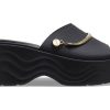 Crocs (WMNS) Skyline Shimmer Slides “Black Gold” 208582-072