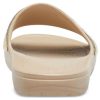 Crocs (WMNS) Sloane Shine Low Slide Minimalistic Casual Flat Brown Gold Color Slippers “Brown Gold” 206921-212
