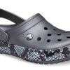 Crocs (WMNS) Snake Pattern graphite black Sandals 206380-02W