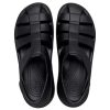 Crocs (WMNS) Stomp Fisherman Sandals “Black” 209938-001