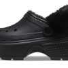 Crocs (WMNS) Stomp Lined Clogs “Black” 208546-001