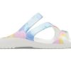 Crocs (WMNS) Swiftwater Crocs Casual Multi-Color Tie Dye Sandals “White” 206894-928 Crocs (WMNS) Swiftwater Crocs Casual Multi-Color Tie Dye Sandals “White” 206894-928