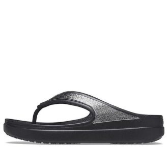 Crocs (WMNS) Thick Sole Black Slippers 206919-001