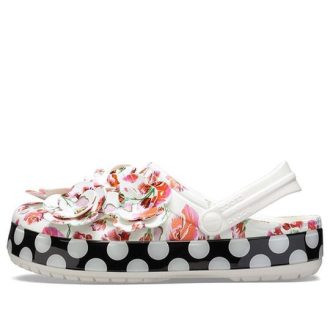 Crocs (WMNS) Timeless Clash Roses Floral Dots Clog “White Red Black” 205372-97D