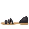 Crocs (WMNS) Tulum Flat Sandals “Black” 206109-00W