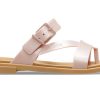 Crocs (WMNS) Tulum Shimmer Toe Post Sandals “Pink Clay” 208666-6TY