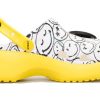 Crocs (WMNS) x Smiley World Charm Classic Platform Clogs “Yellow White” 207980-94S