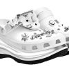 Crocs x MCM Mega Crush Clogs “White Silver” MEXDAMM08WT