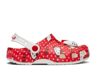 Hello Kitty x Classic Clog Toddler “Red Polka Dots”