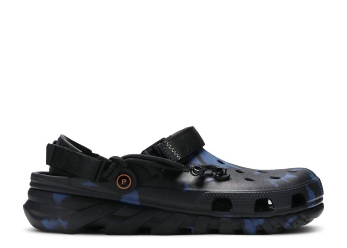 Post Malone x Duet Max Clog “Blue Camo”