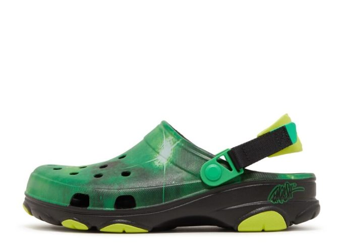 Ron English x All-Terrain Clog “Area 54 – Green Galaxy”