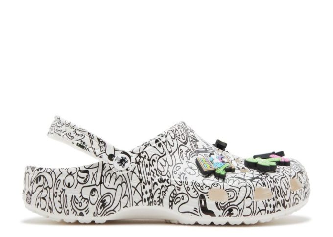 Steven Harrington x Classic Clog “Quickstrike – White Black”