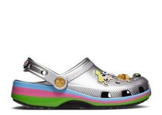 The Powerpuff Girls x Classic Clog Kids “Metallic Silver”