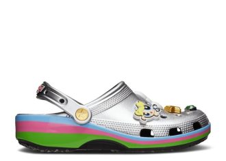 The Powerpuff Girls x Classic Clog “Metallic Silver”